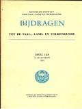 Bijdragen tot de Taal-, Land-en Volkenkunde: deel 148 2e Aflevering (1992)