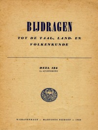 Bijdragen tot de Taal-, Land-en Volkenkunde: deel 124 (1968)