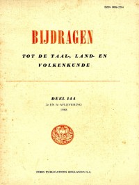 Bijdragen tot de Taal-, Land-en Volkenkunde: deel 144 2e EN 3e Aflevering (1988)