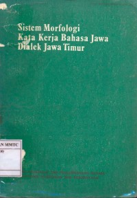 Sistem morfologi kata kerja bahasa Jawa dialek Jawa Timur