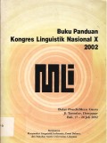 Buku panduan kongres linguistik nasional X 2002