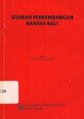 Sejarah perkembangan bahasa bali