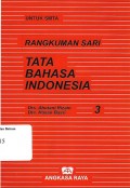 Rangkuman sari tata bahasa indonesia untuk SMTA 3