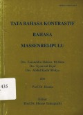 Tata bahasa kontrastif bahasa massenrempulu