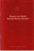 Ragam dan dialek bahasa Melayu Bangka