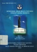 Interferensi dialek melayu pontianak terhadap bahasa indonesia