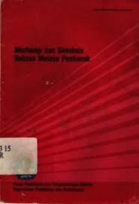 Morfologi dan sintaksis bahasa melayu pontianak