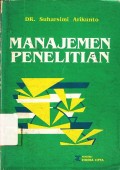 Manajemen penelitian