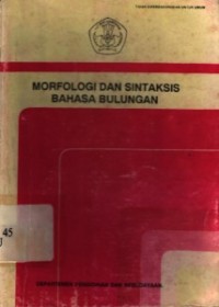 Morfologi dan sintaksis bahasa bulungan