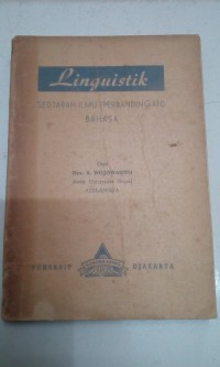 Linguistik : Sedjarah ilmu (perbandingan) bahasa