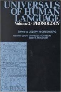 Universals of human language : Volume 2 phonology