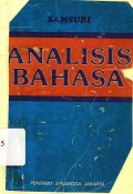 Analisis bahasa