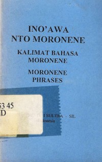Kalimat bahasa moronene