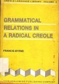 Grammatical relations in a radical creole