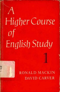 A higher course of english study