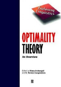 Optimality theory : An overview