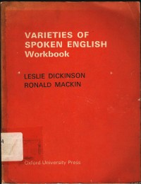 Varieties of spoke English: Workbook