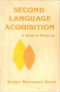 Second language acquisition: A book of readings