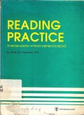 Reading practice for reading speed improvement