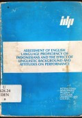 Assessment of english language proficiency of indonesians and the effect of linguistic background and attitudes on performance