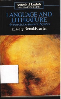 Language and literature : an introductory reader in stylistics