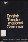 English transformational grammar