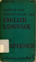 Growth and structure of the english language