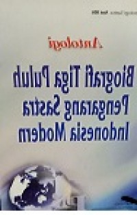 Antologi : Biografi tiga puluh pengarang sastra indonesia modern