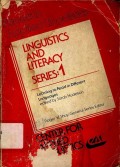 Linguistics and literacy series : 1