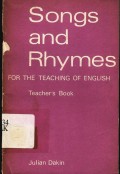 Songs and rhymes for teaching of english