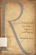 Reading in english: For students of english as a second language