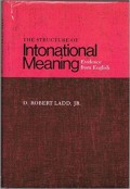 The structure of intonational meaning : Evidence from english