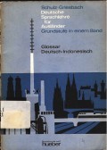 Deutsche Sprachlehre fur Auslander Glossar Deutsch-Indonesisch