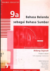 Bahasa Belanda sebagai Bahasa Sumber 9a: Bidang Sejarah