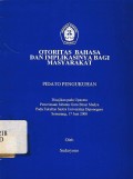 Otoritas bahasa dan implikasinya bagi masyarakat