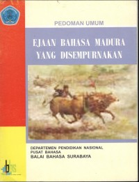 Pedoman umum ejaan bahasa madura yang disempurnakan