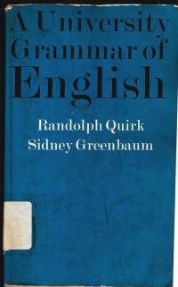 A University Grammar of English