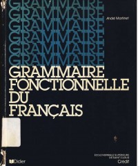 Grammaire Fonctionnelle Du Francais