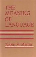 The Meaning of Language