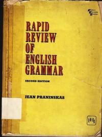 Rapid Review of English Grammar