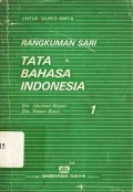 Rangkuman Sari Tata Bahasa Indonesia: untuk Murid SMTA