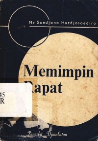 Memimpin rapat