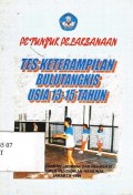 Petunjuk Pelaksanaan Tes Keterampilan Bulutangkis Usia 13-15 Tahun