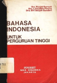 Bahasa Indonesia untuk perguruan tinggi