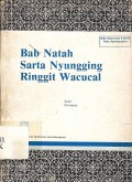 Bab Natah Sarta Nyungging Ringgit Wacucal