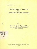 Problematika bahasa dan pengajaran bahasa Indonesia