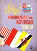 Persidangan dan keputusan: Ulangtahun ke-25 MABBIM