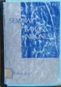 Seminar bahasa Indonesia 1968