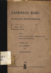 Landasan baru bahasa Indonesia