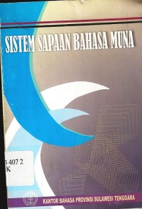 Sistem sapaan bahasa muna